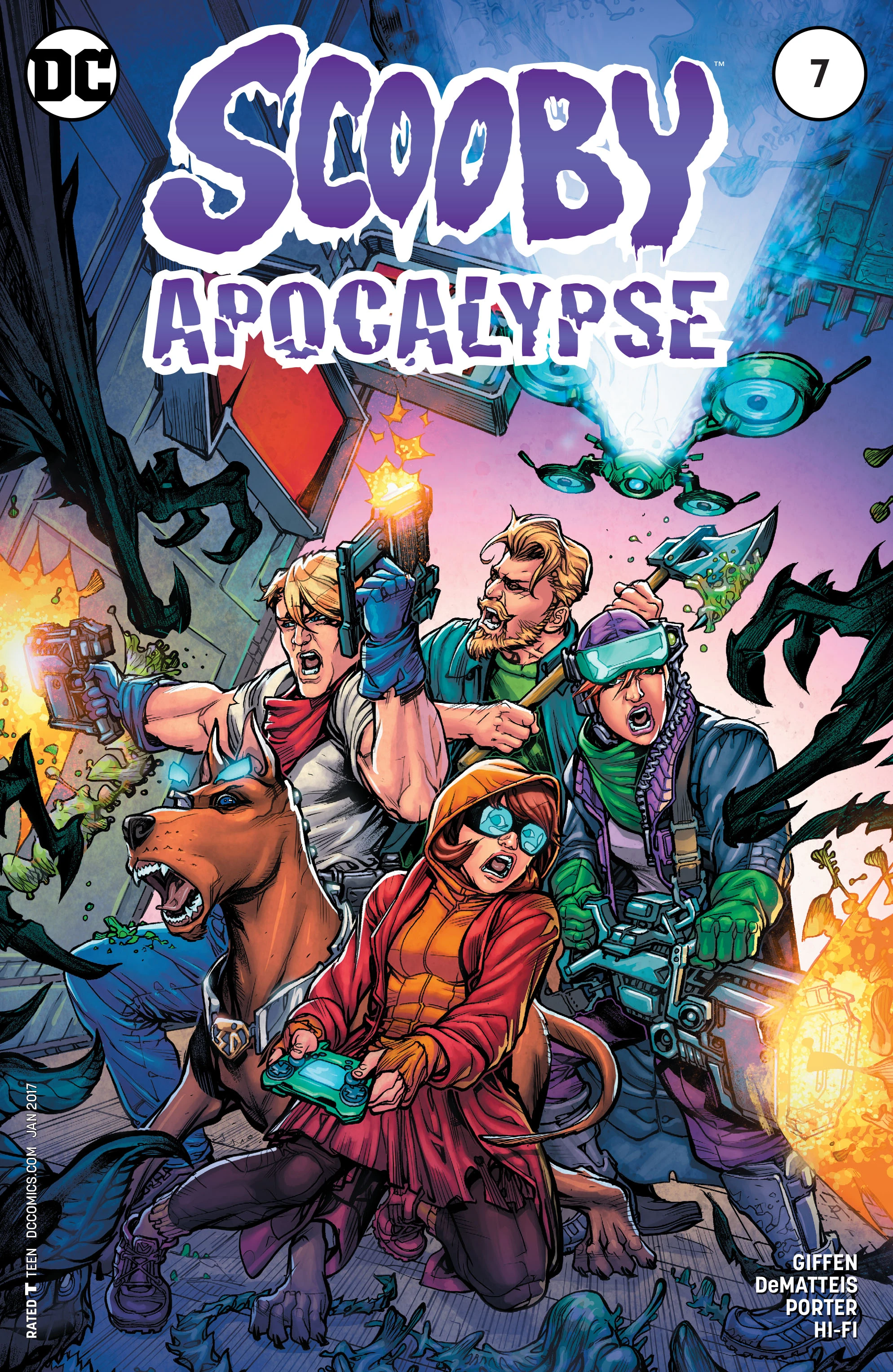 Scooby Apocalypse #7 (DC, 2016 — Cover A) cover
